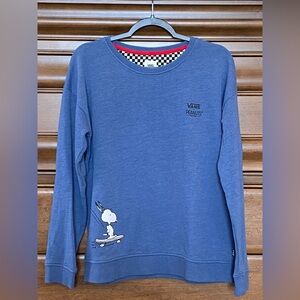Vans x Peanuts Snoopy Blue Sweatshirt